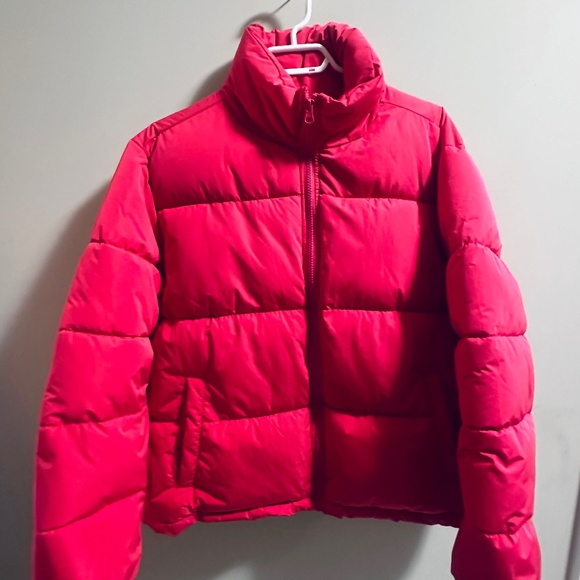 Puffer Jacket - Deep Pink - Forever 21 - Picture 1 of 3